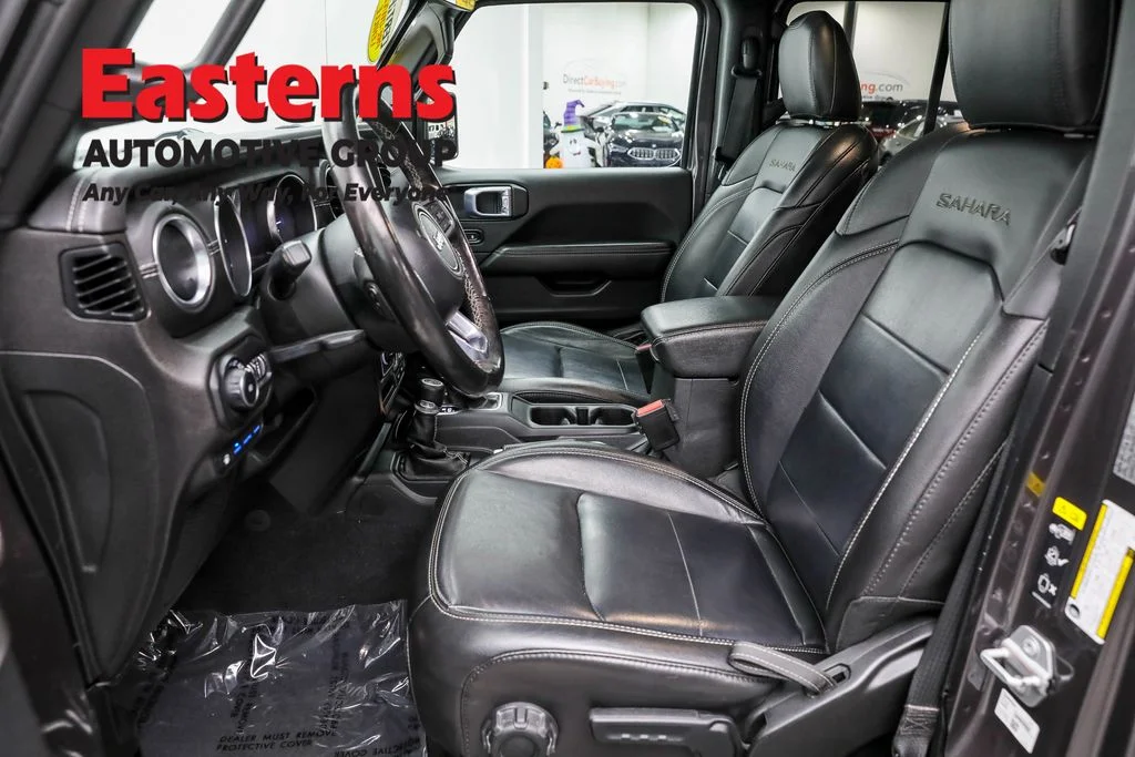 Used 2021 Gray Jeep Unlimited Sahara 4xe image 14