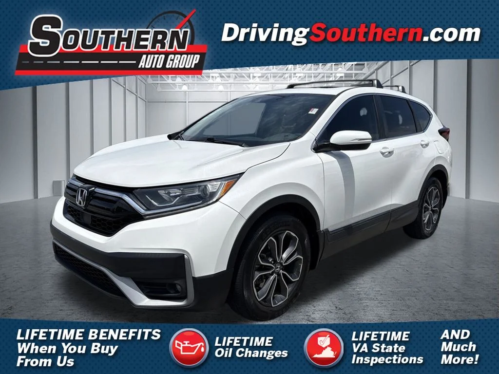 Used 2021 White Honda EX image 1