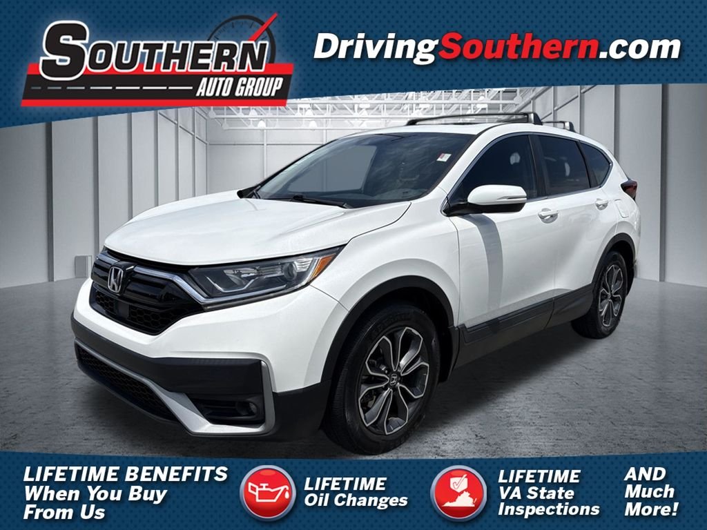 Used 2021 White Honda EX image 1