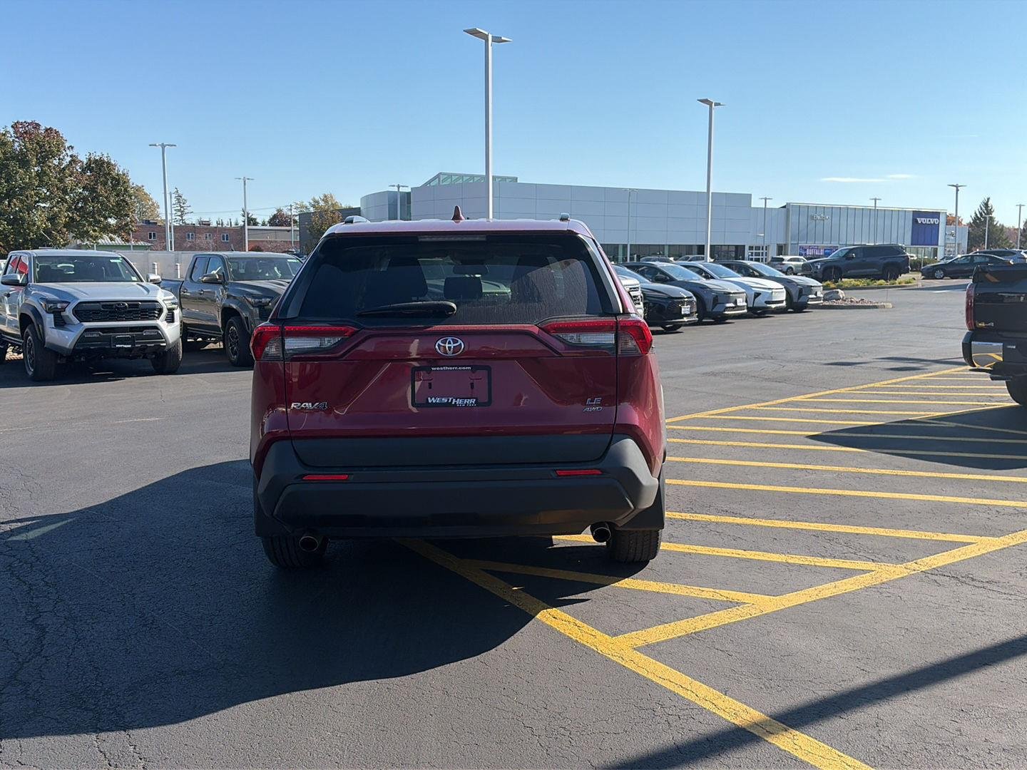 Used 2019 Ruby Flare Pearl Toyota LE image 4