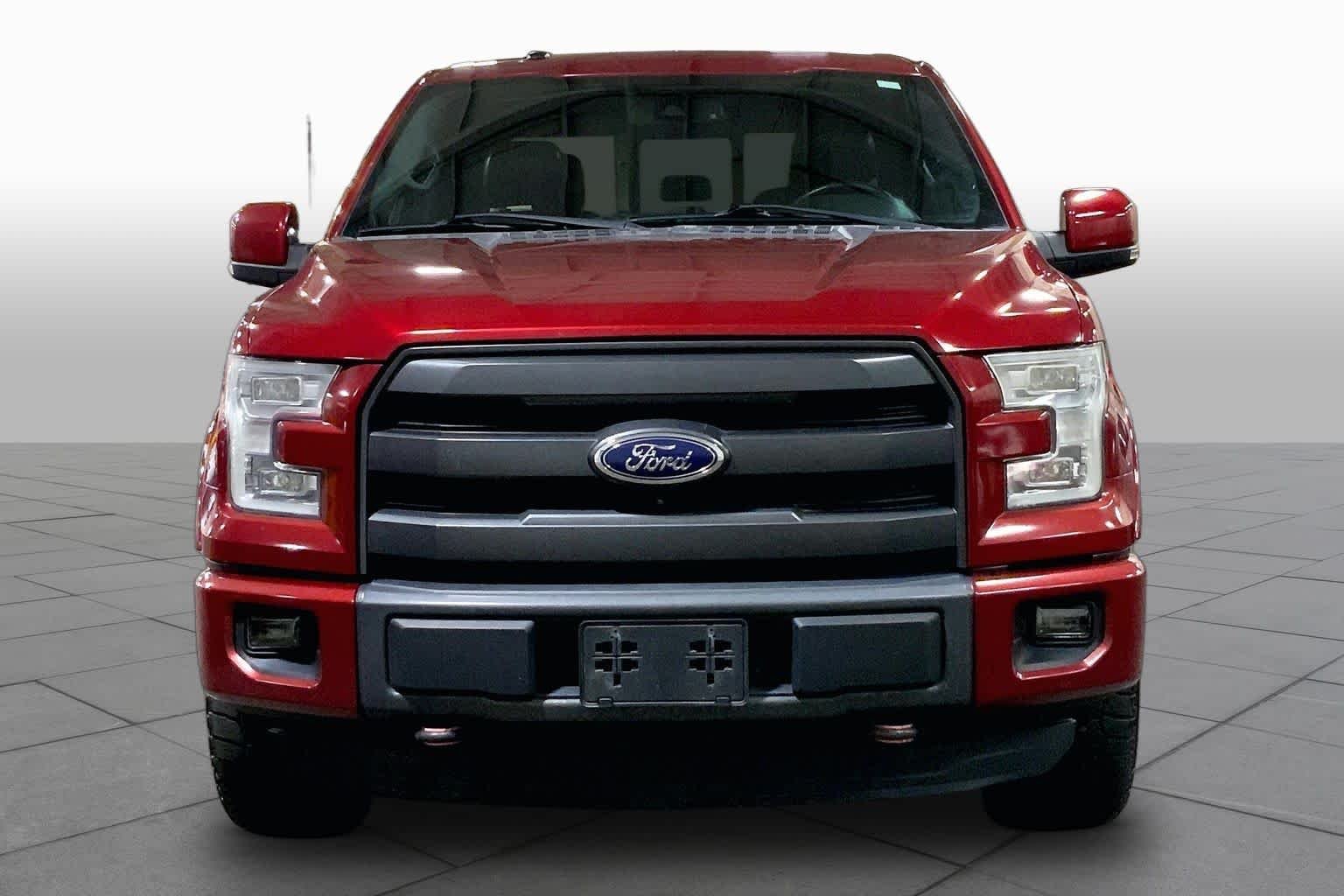 Used 2015 Ruby Red Metallic Tinted Clearcoat Ford Lariat image 4