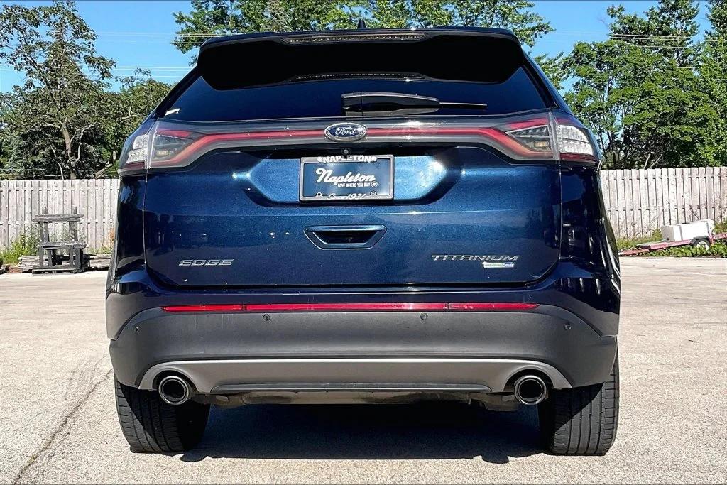 Used 2017 Blue Ford Titanium image 3