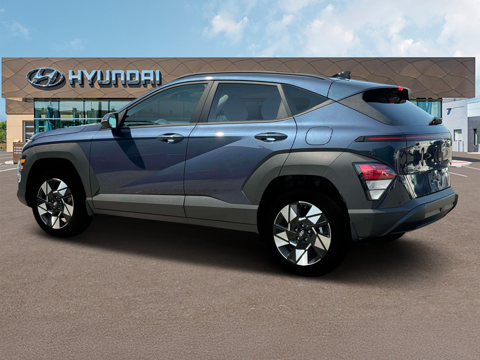New 2025 Blue Hyundai SEL AWD image 4