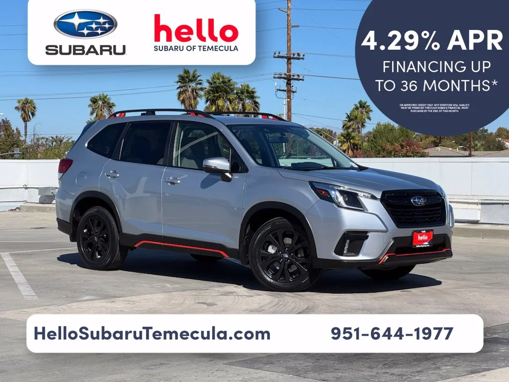 Certified Used 2024 Silver Subaru Sport image 1