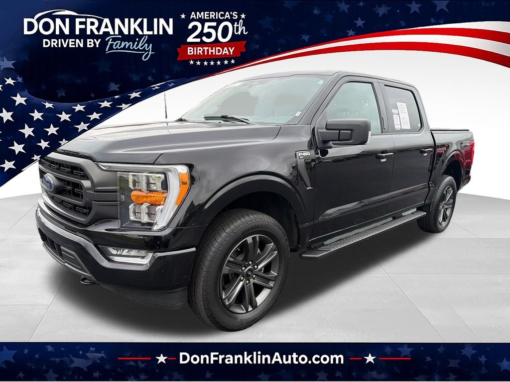 Used 2023 Black Ford XLT image 1