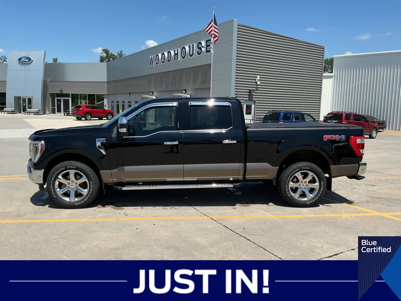 Certified Used 2021 Black Ford Lariat image 3
