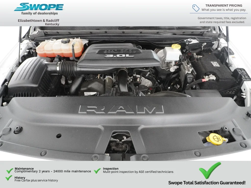 Used 2022 Bright White Clearcoat Ram Big Horn image 26