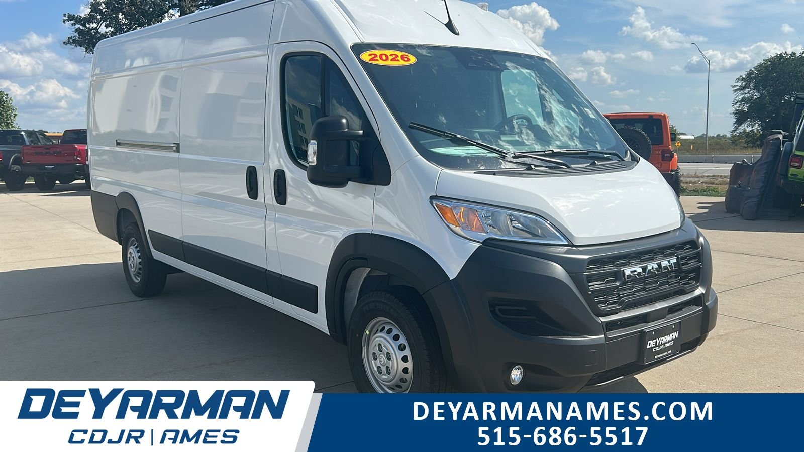 2026 RAM ProMaster 3500 Tradesman 159" WB High Roof Ext's photo