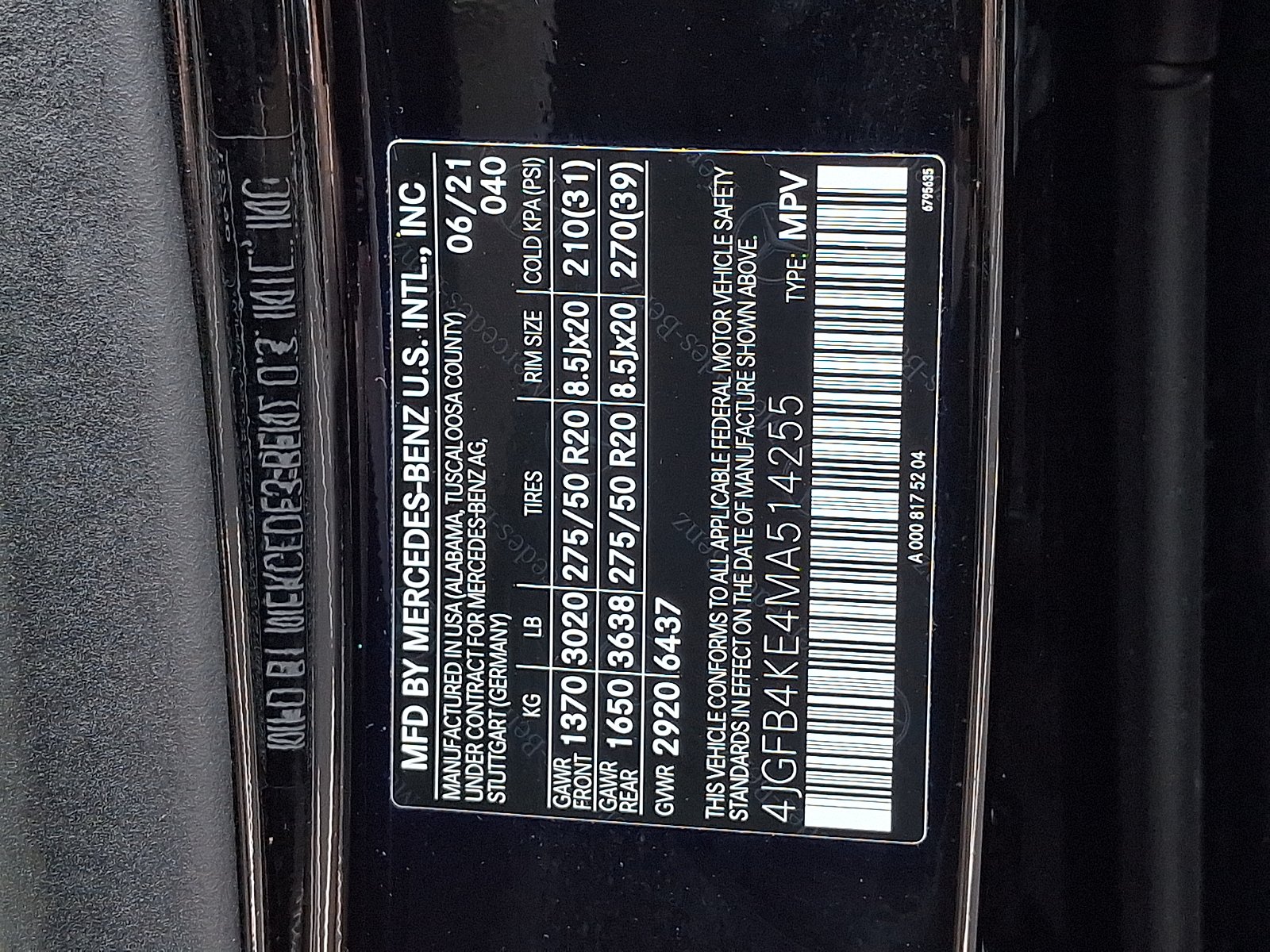 Used 2021 Black - 040 Mercedes-Benz 4MATIC® image 27