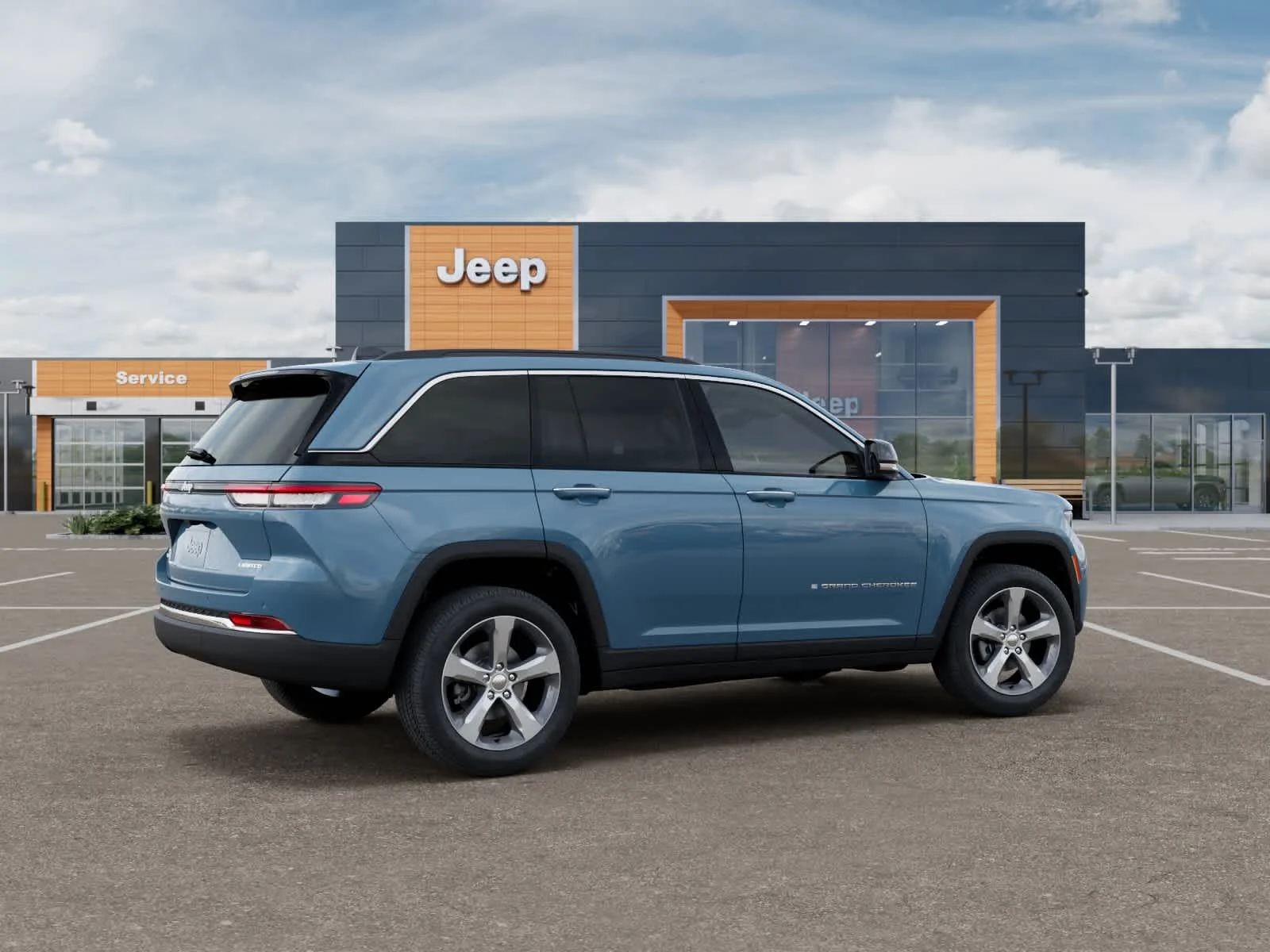 New 2026 Steel Blue Jeep Limited image 4
