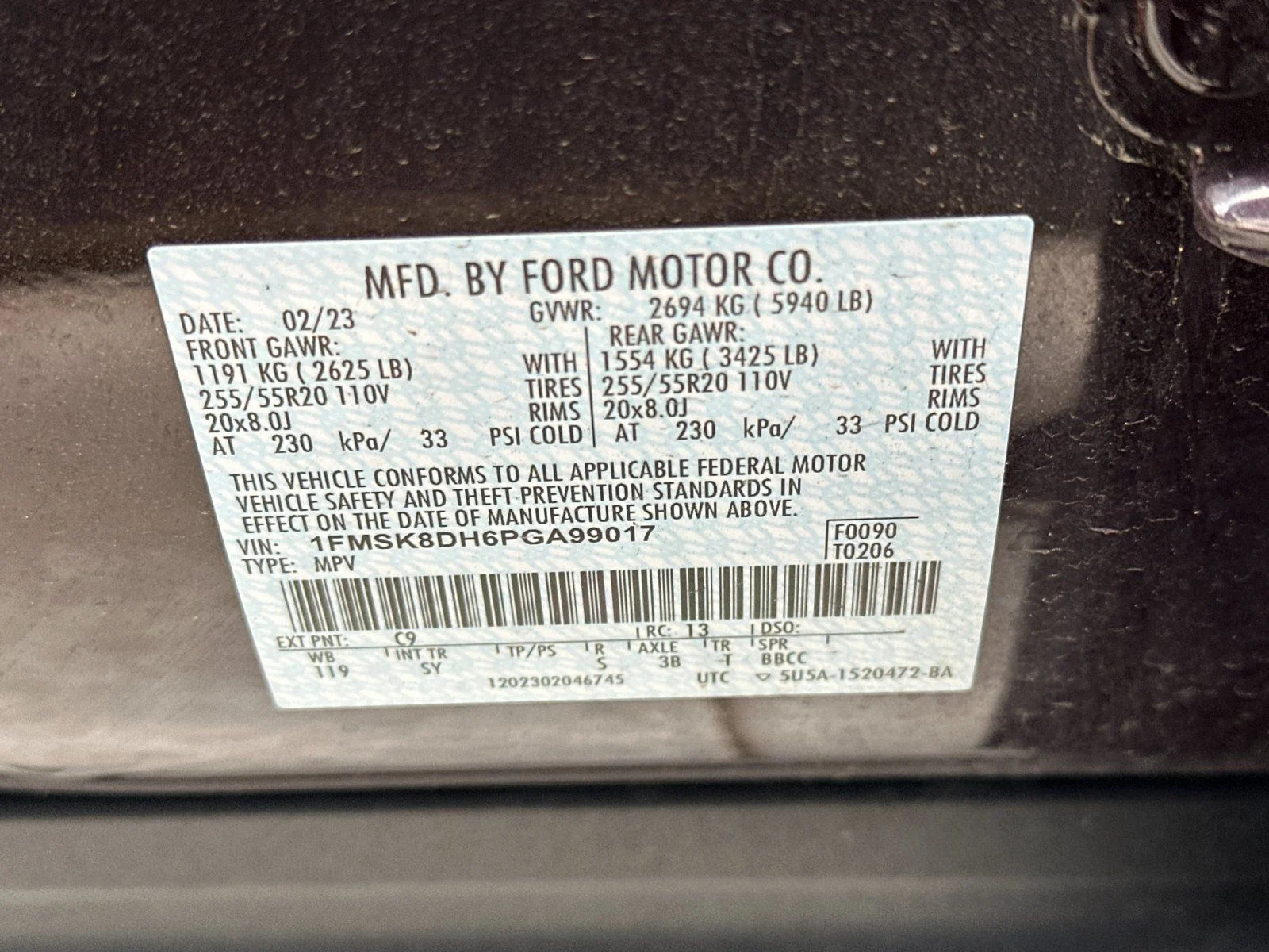 Used 2023 Red Metallic Ford XLT image 26