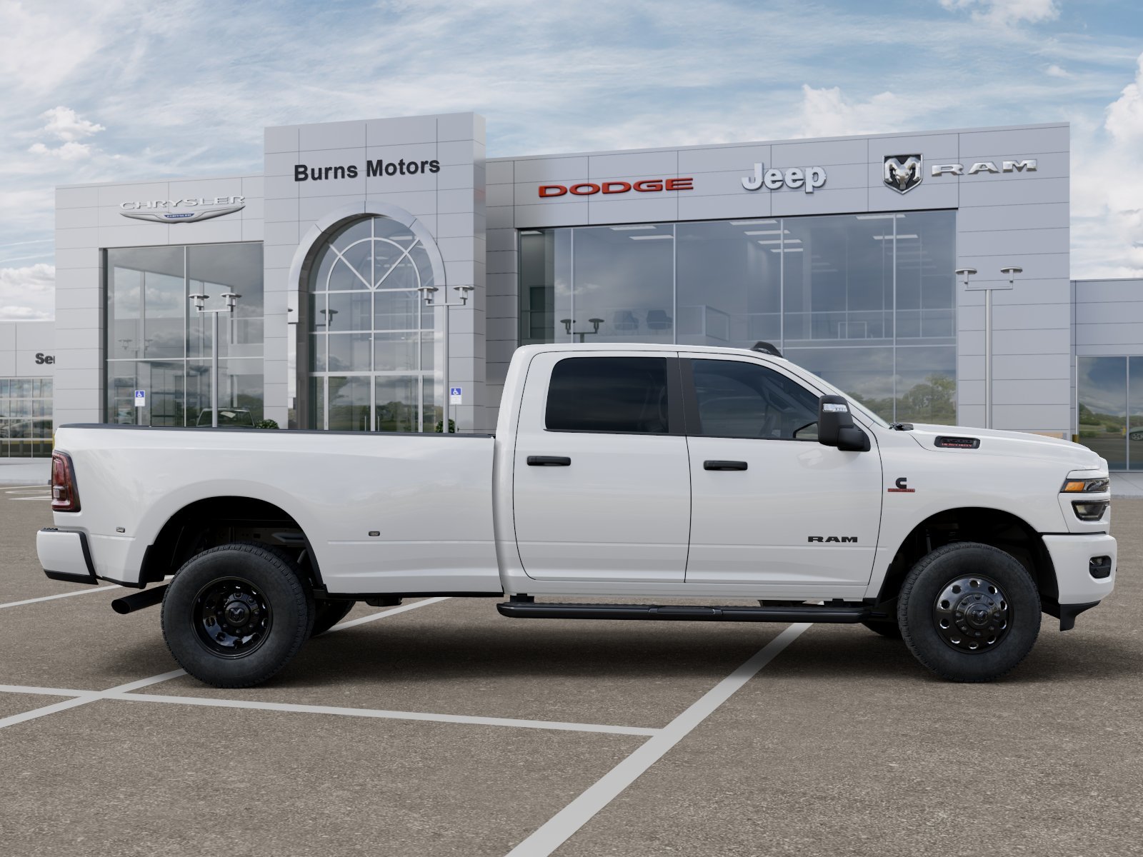 New 2026 Bright White Clear-Coat Exterior Paint RAM Lone Star Night Edition Dually image 47