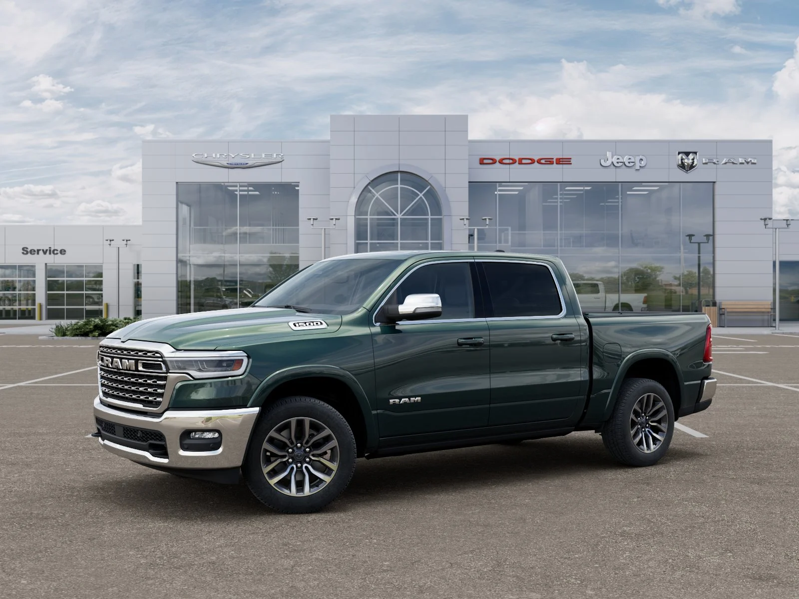 New 2026 Serrano-Green Metallic Exterior Paint RAM Limited image 2