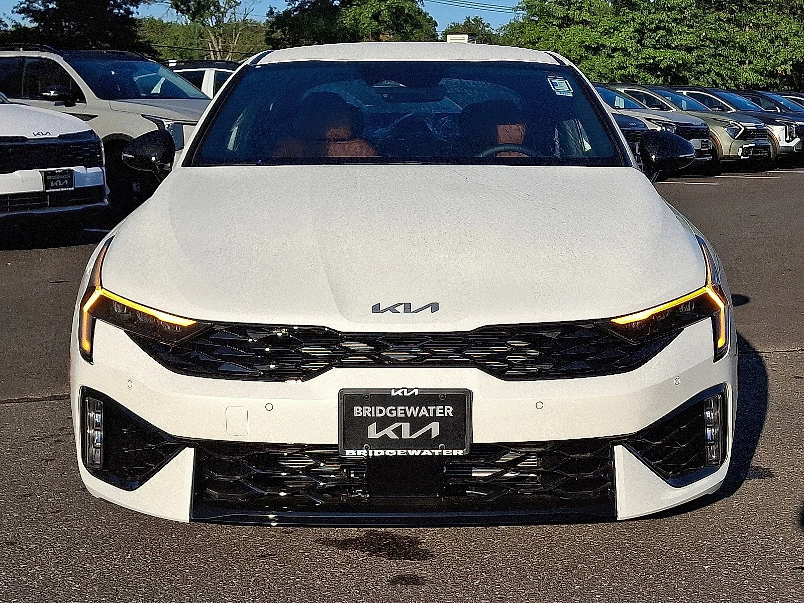 New 2026 Snow White Pearl Kia GT-Line FWD image 2