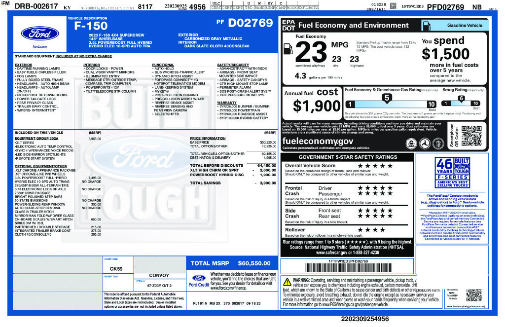 Used 2023 Gray Ford XLT image 28
