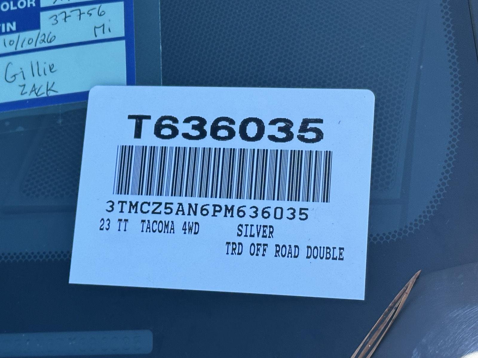 Certified Used 2023 Celestial Silver Metallic Toyota TRD Off Road image 14