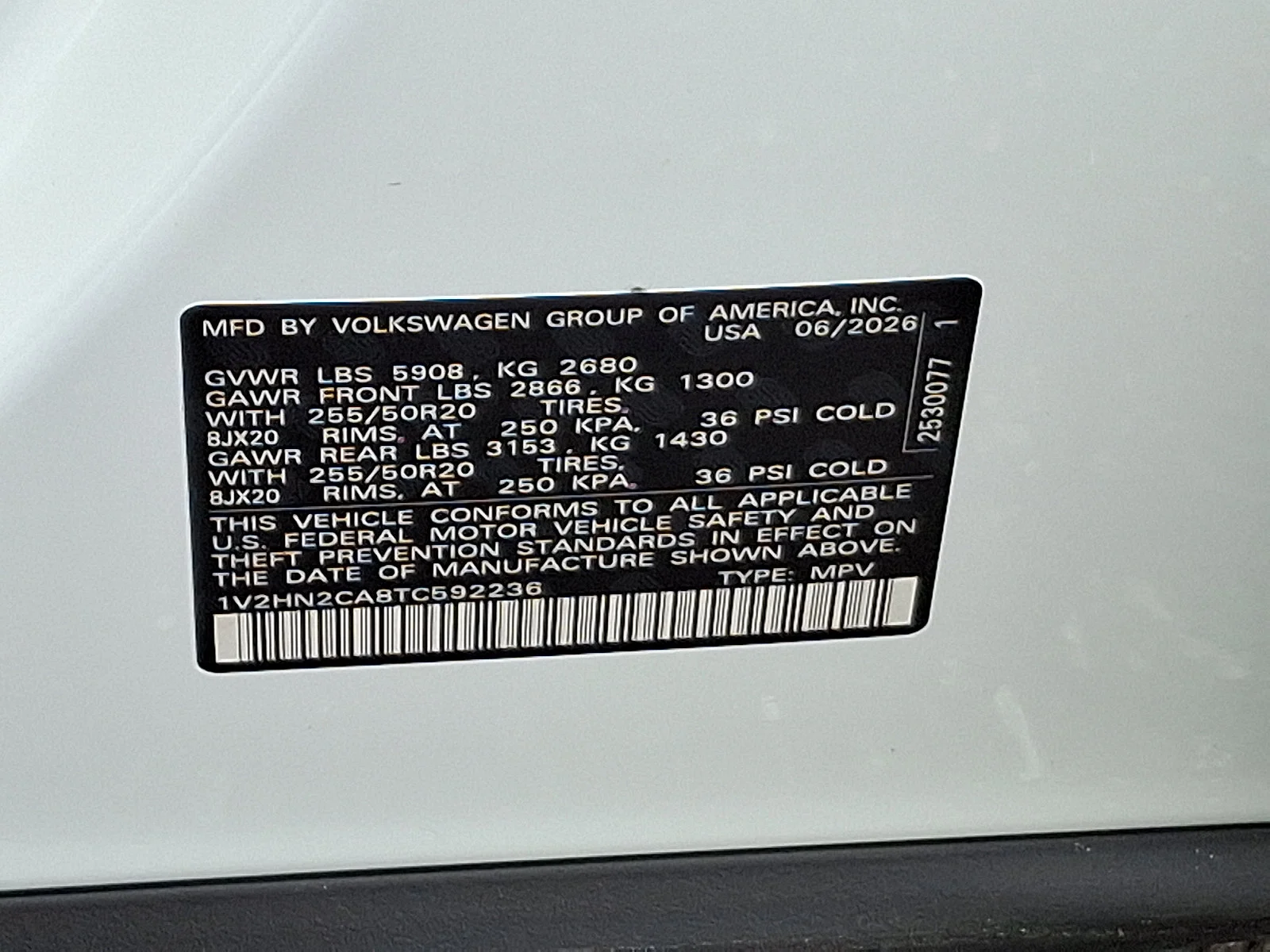 New 2026 Opal White Pearl Volkswagen 2.0T SE w/Technology image 20