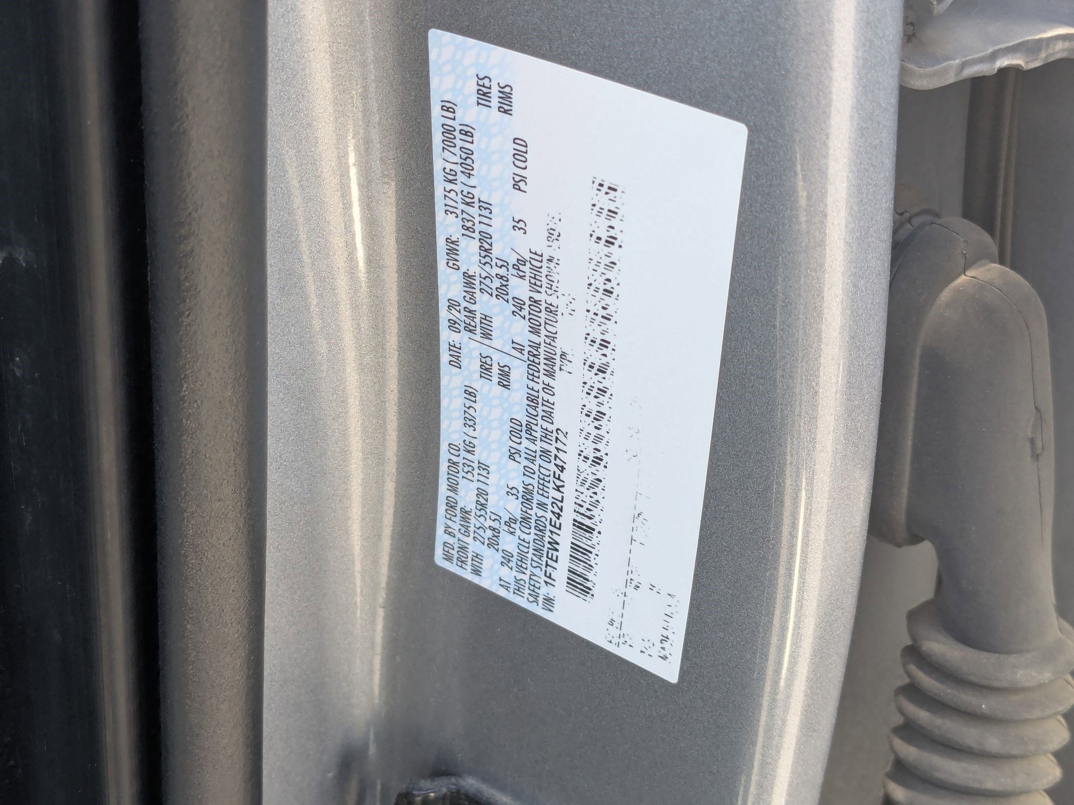 Used 2020 Iconic Silver Metallic Ford XL image 30