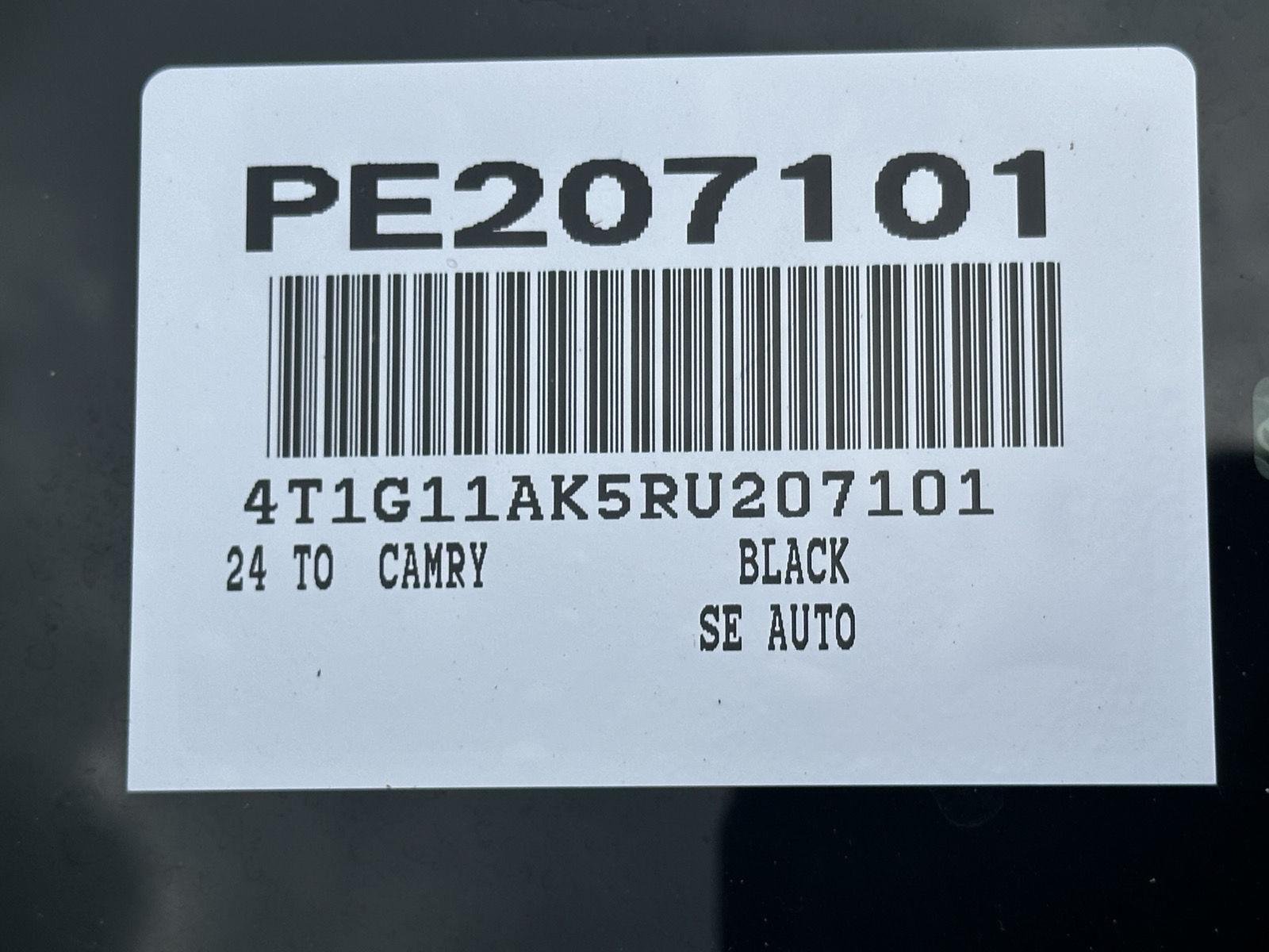 Used 2024 Midnight Black Metallic Toyota SE image 15