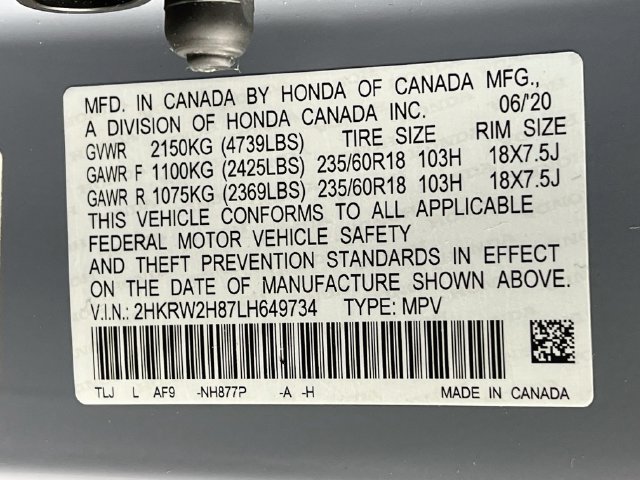 2020 Honda CR-V EX-L - Photo 30