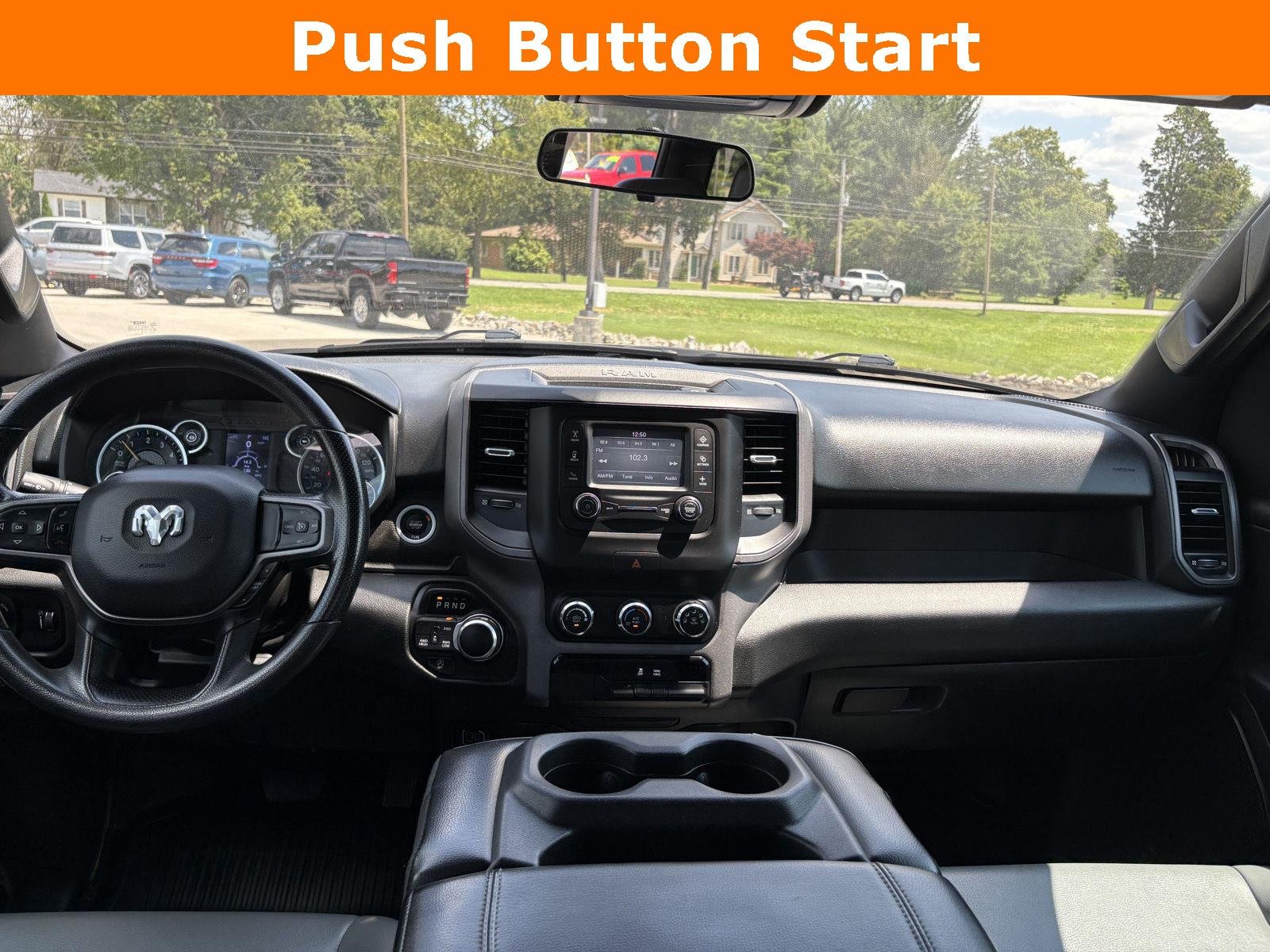 Used 2022 Diamond Black Crystal Pearlcoat Ram Tradesman image 4