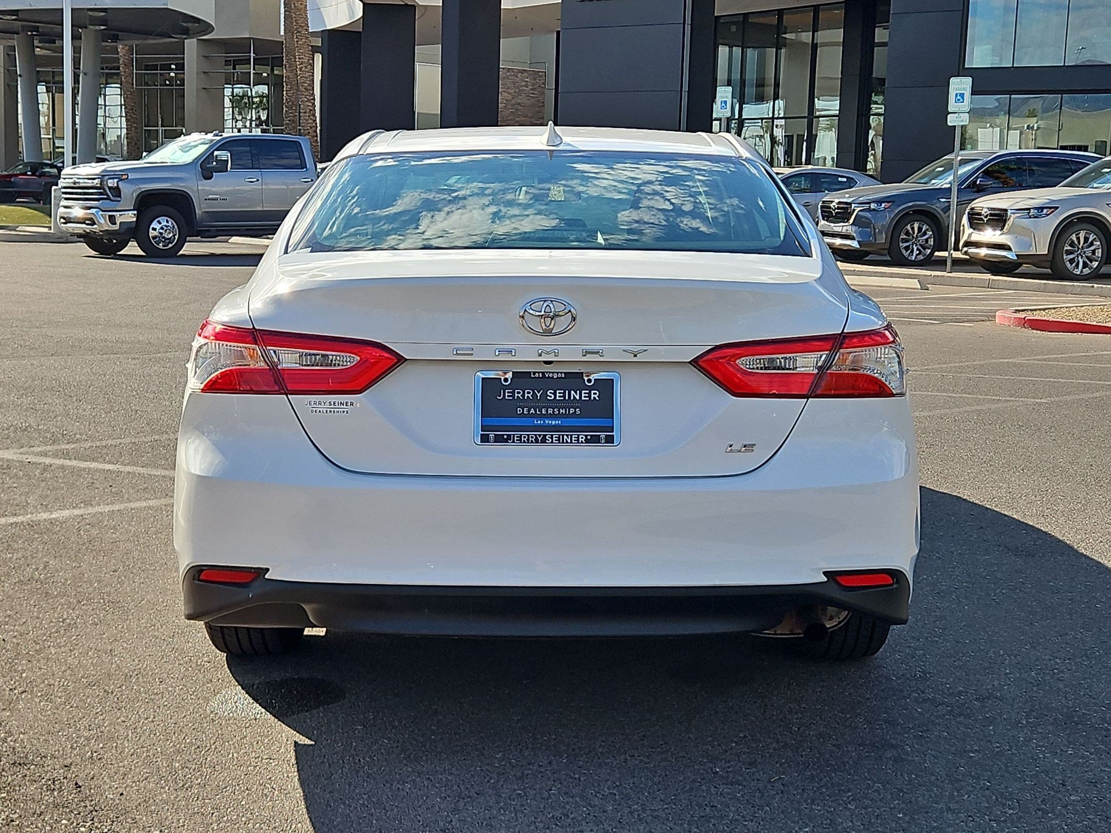 Used 2019 White Toyota LE image 4