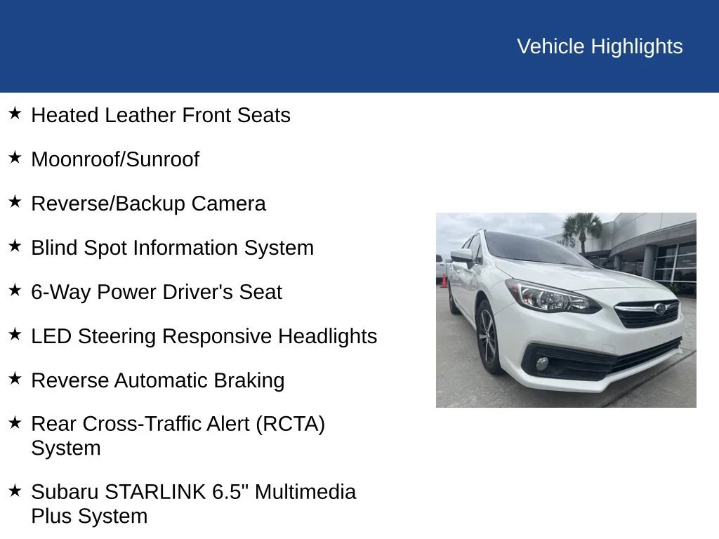 Used 2023 White Subaru Premium image 8