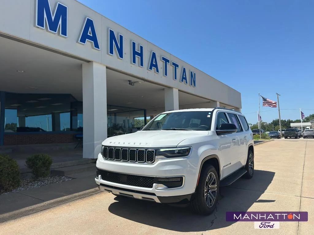 Used 2024 Bright White Clearcoat Jeep Series II image 1
