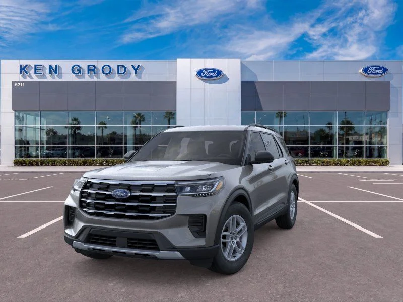New 2026 Carbonized Gray Metallic Ford Active image 3