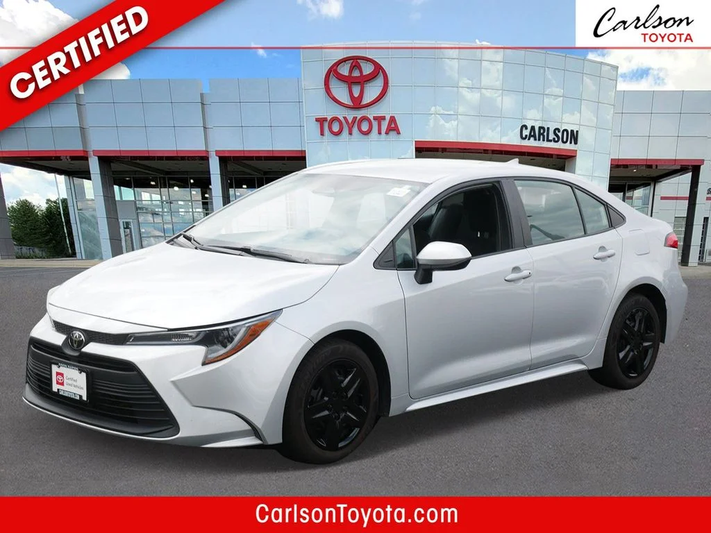 Certified Used 2024 Silver Toyota LE image 1