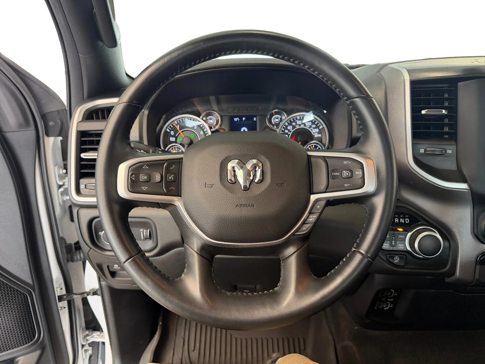 Used 2022 Bright White Clearcoat Ram Big Horn image 10