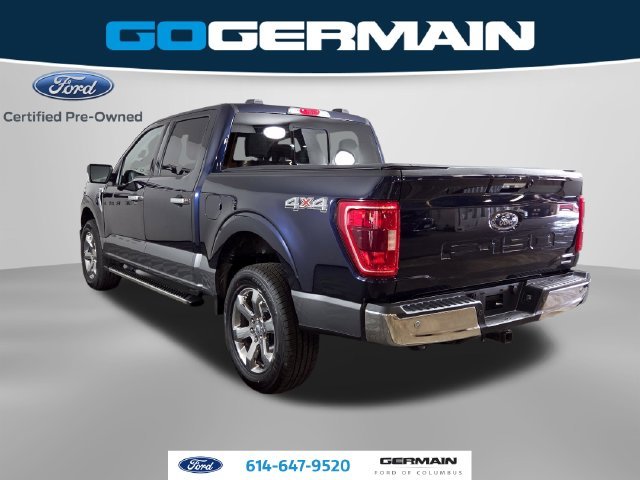 Certified Used 2022 Antimatter Blue Metallic Ford XLT image 9