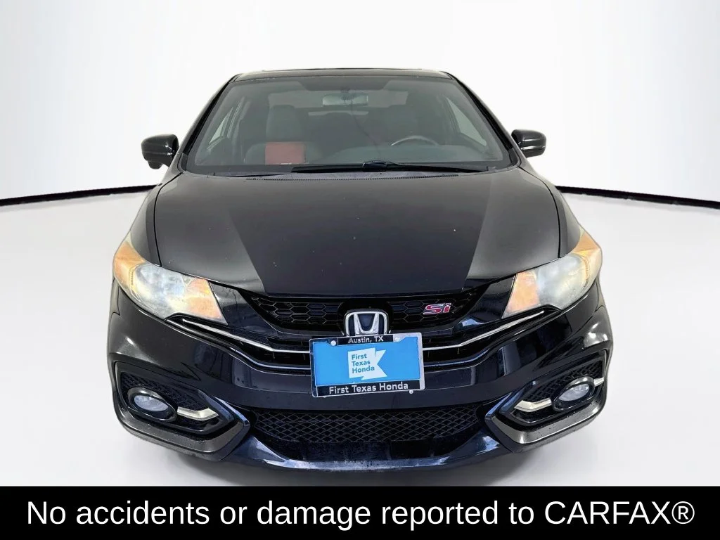 Used 2015 Crystal Black Pearl Honda Si image 2