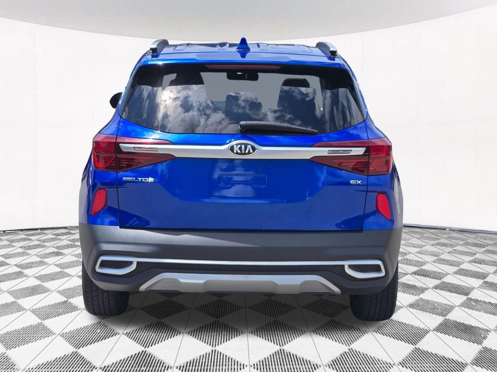 Used 2021 Blue Kia EX image 20