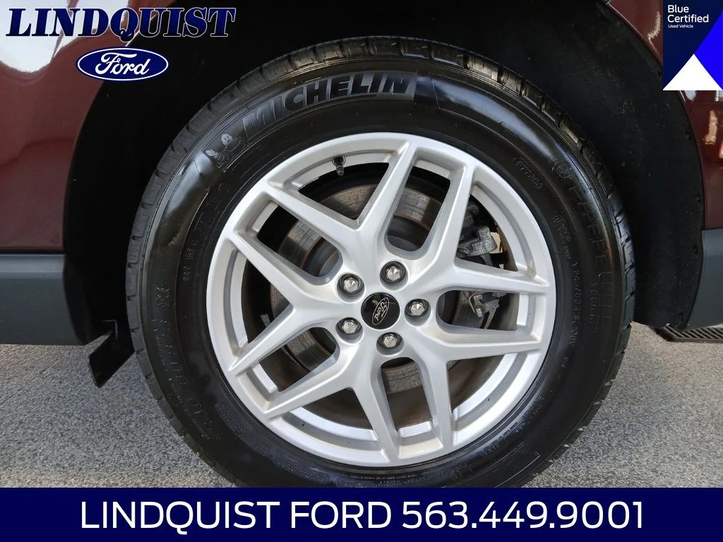 Certified Used 2024 Burgundy Velvet Metallic Tinted Clearcoat Ford SEL image 10