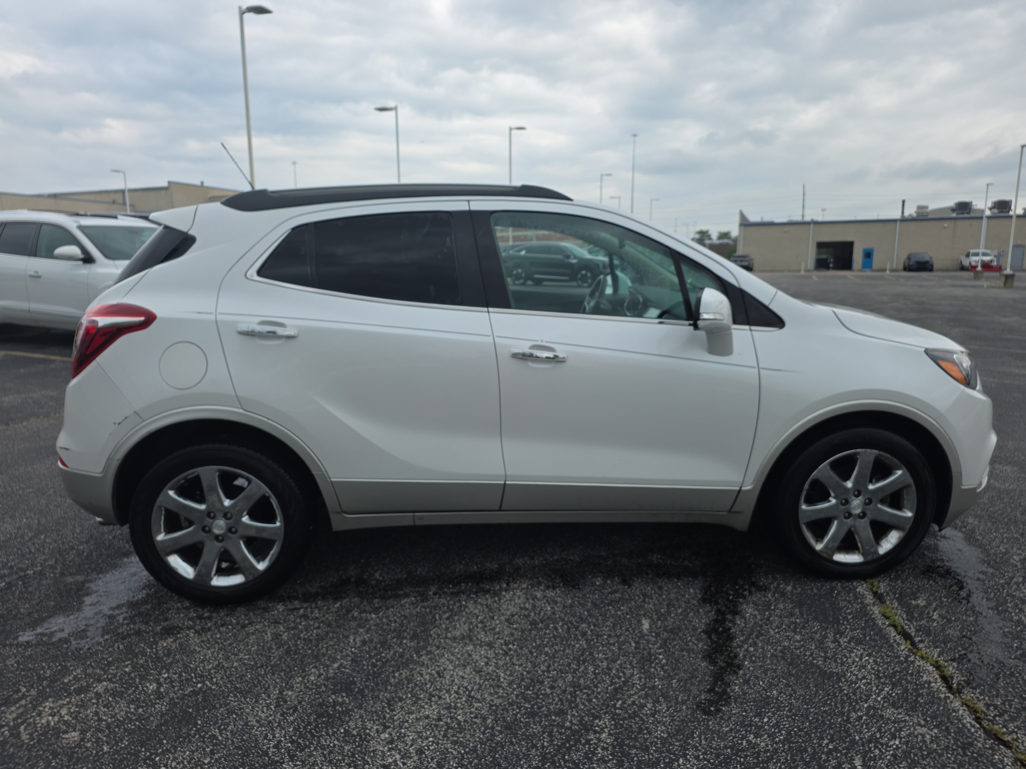 Used 2017 Includes (BQX) Satin Nickel Metallic lower exterior accent color, Paint code W733J. Buick Essence image 3