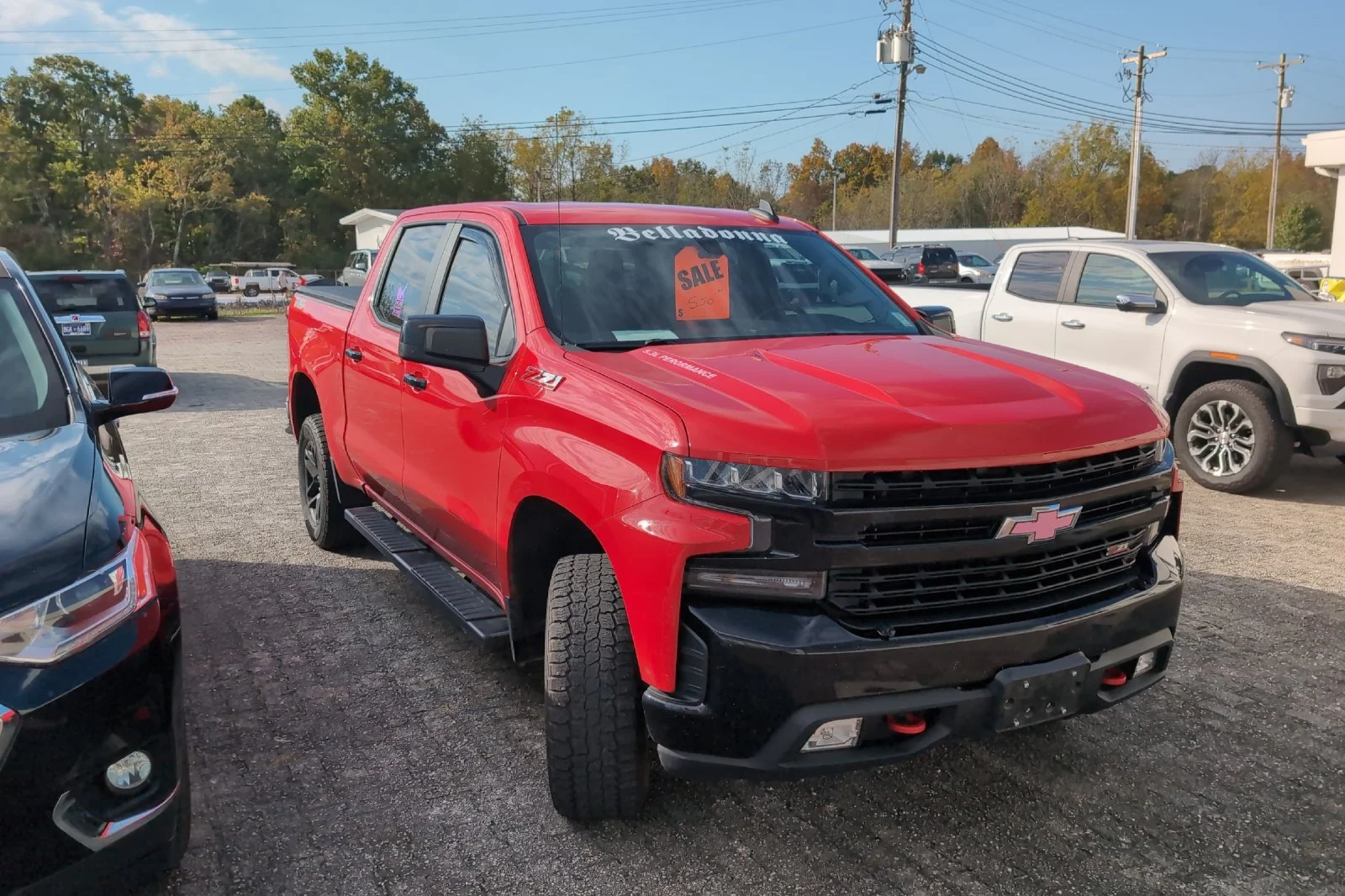 Used 2021 RED HOT Chevrolet LT Trail Boss image 2