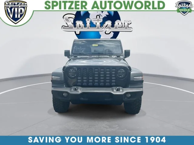 Used 2020 Gray Jeep Unlimited Sport image 3