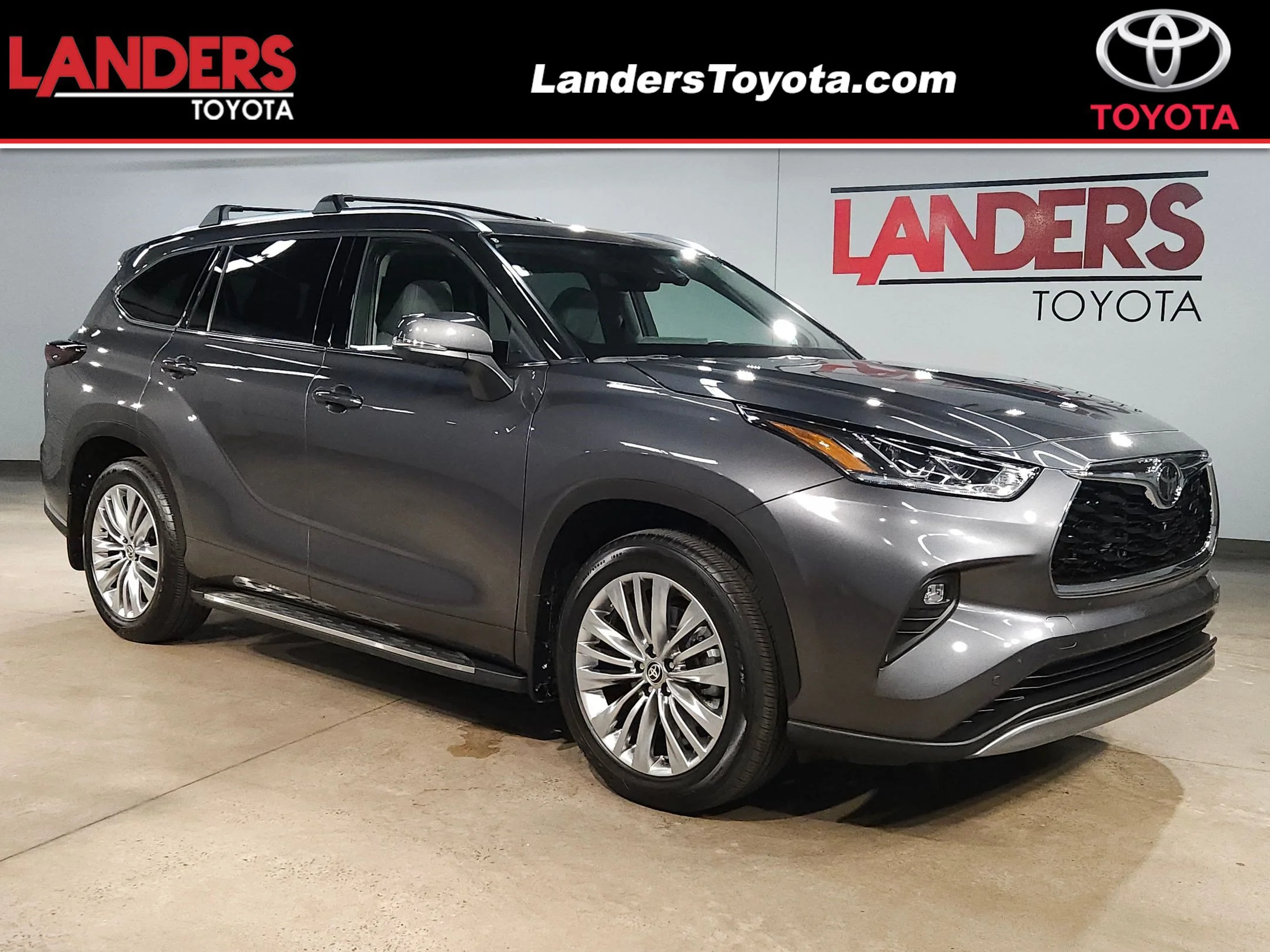 Certified Used 2025 Magnetic Gray Metallic Toyota Platinum image 1