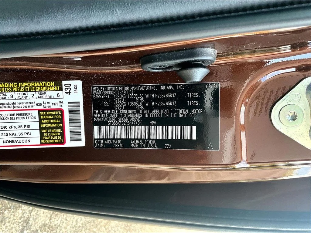 Certified Used 2024 Brown Toyota LE image 9