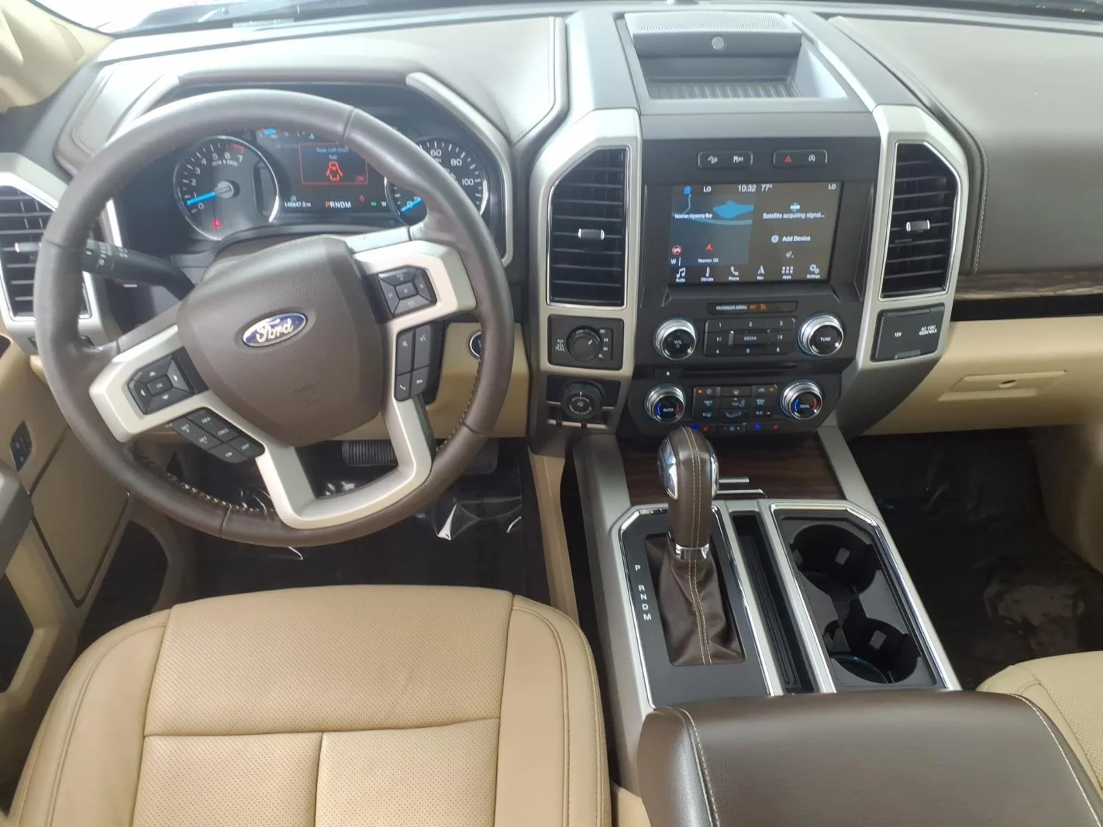 Used 2018 Ruby Red Metallic Tinted Clearcoat/Stone Gray Ford LARIAT image 25