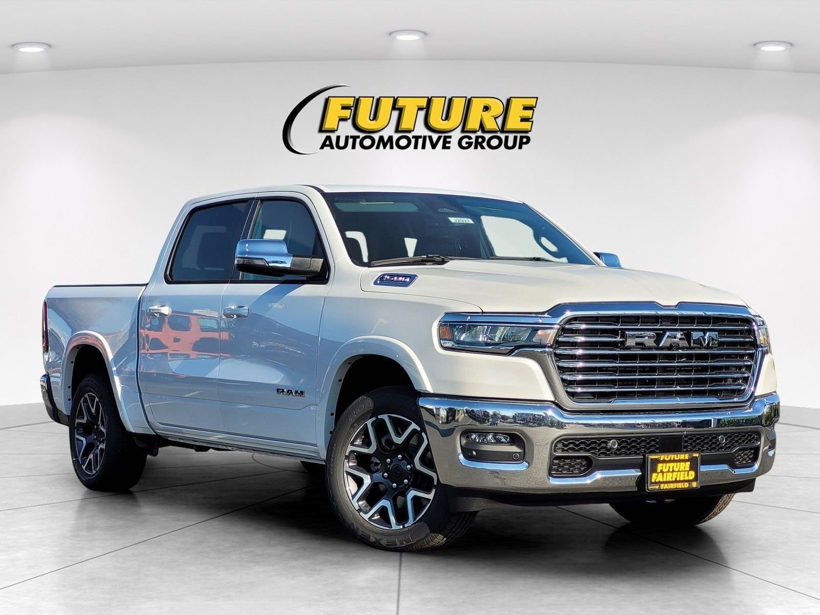 New 2026 Ivory White Tri-Coat Pearl-Coat Exterior Paint RAM Laramie image 1