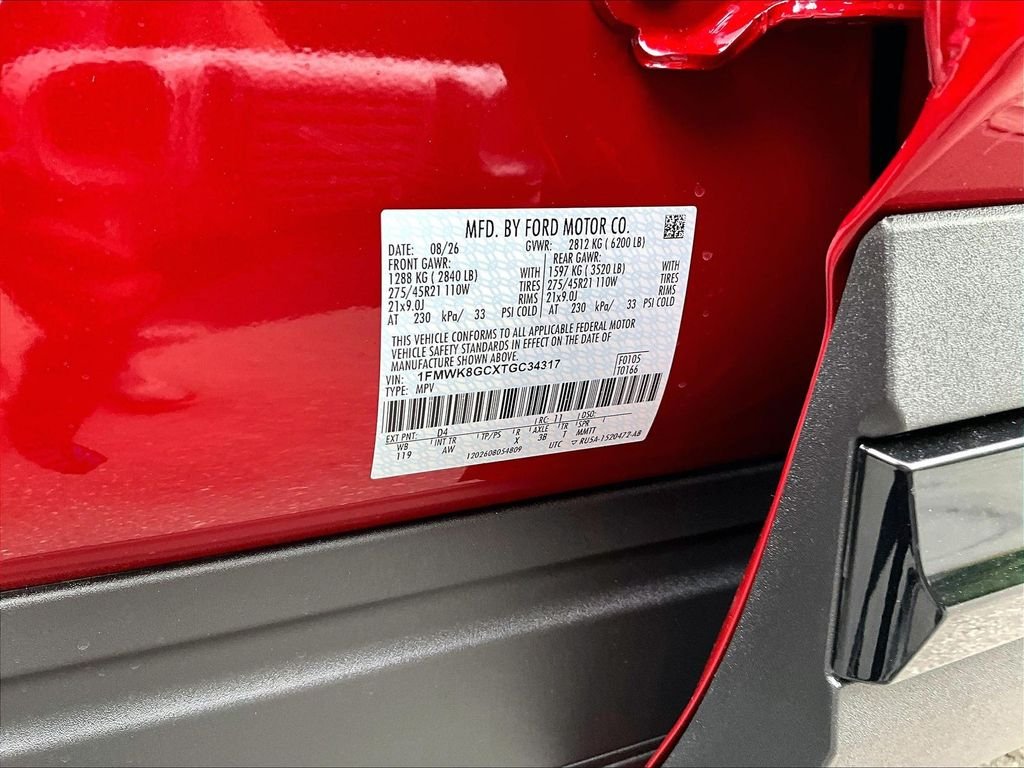New 2026 Rapid Red Metallic Tinted Clearcoat Ford ST image 14