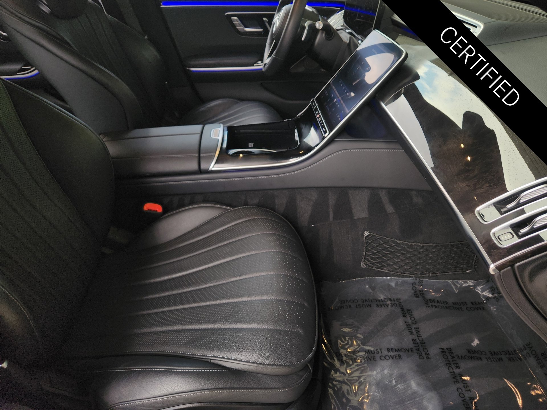 Certified Used 2022 Obsidian Black Metallic Mercedes-Benz S 500 image 3