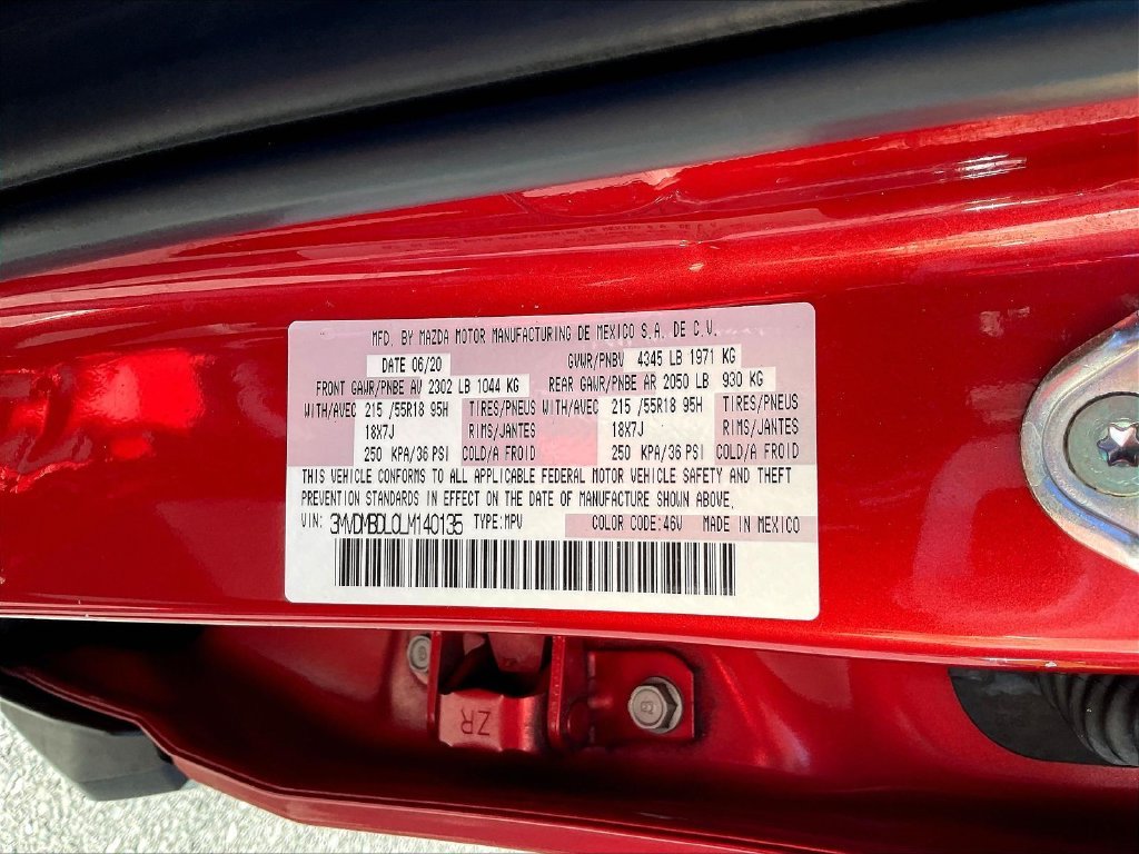 Used 2020 Red Mazda Preferred image 20