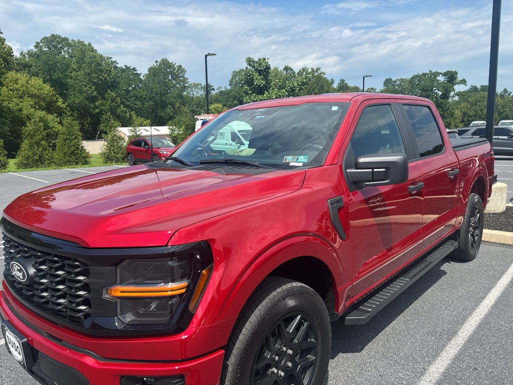 Certified Used 2024 Rapid Red Metallic Tinted Clearcoat Ford STX image 2
