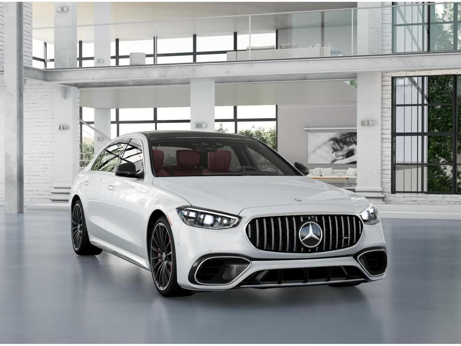 New 2026 MANUFAKTUR Moonlight White Metallic Mercedes-Benz S 63 E AMG® image 55