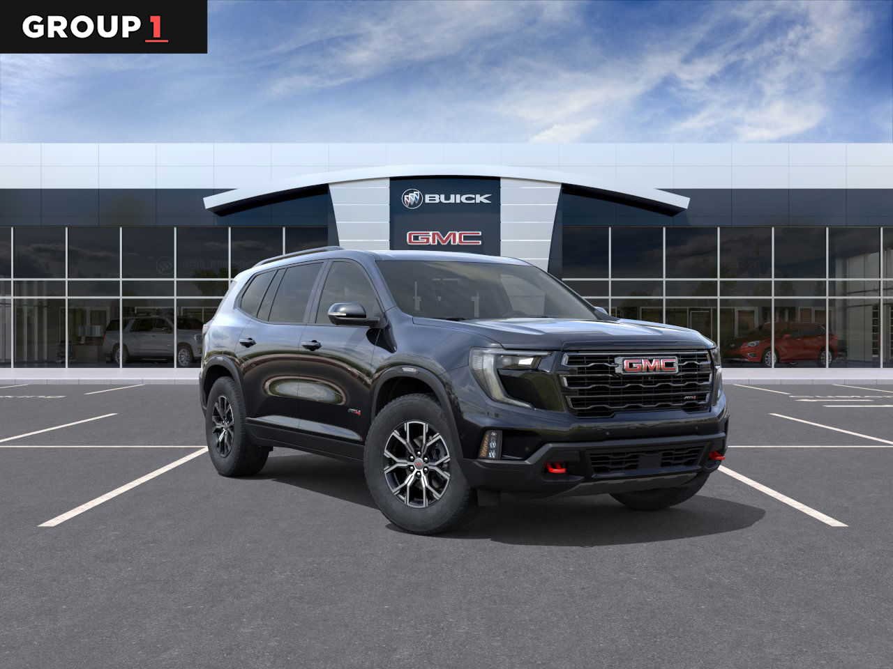 Black (Ebony Twilight Metallic) 2026 GMC Acadia AT4 AWD SUV / Crossover Four-Wheel Drive