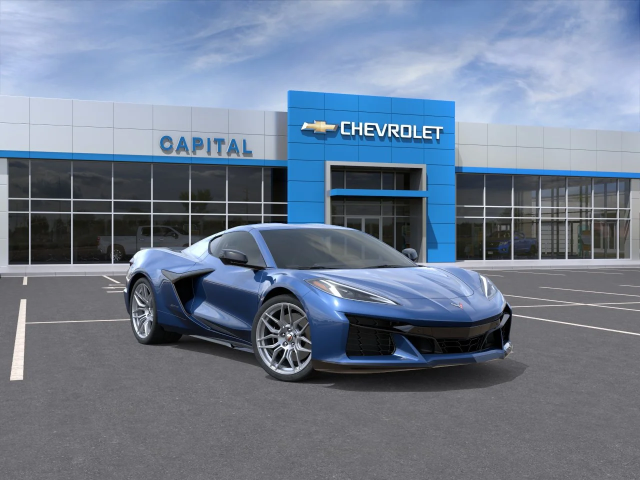 New 2027 Admiral Blue Metallic Chevrolet 2LZ Z06 image 2