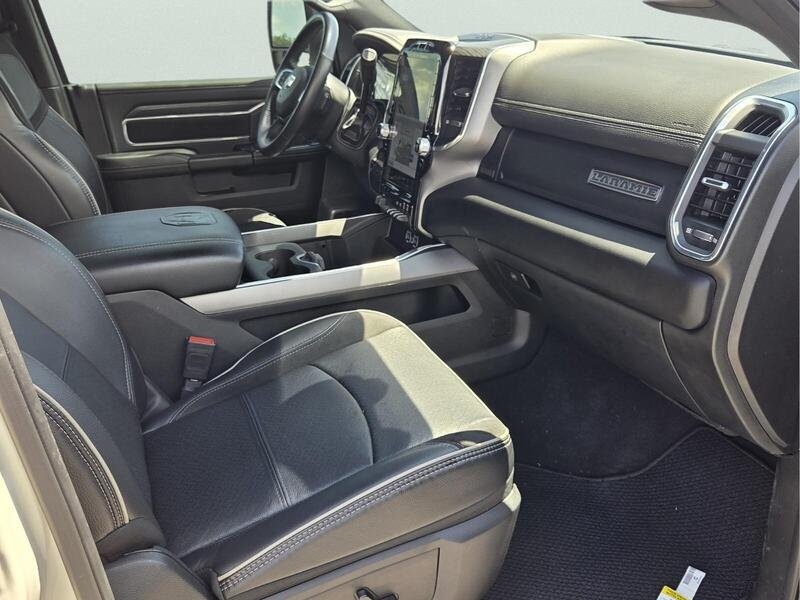Used 2024 Pearl White RAM LARAMIE 4X4 CREW CAB 6